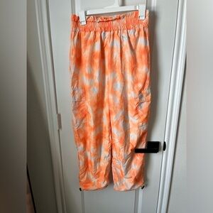Orange Tie Dye Pants - L